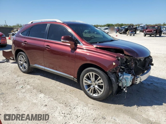 2014 Lexus RX 450h with VIN JTJBC1BA9E2067846, listed as a Copart auction lot 48116715 with 141,693 mi miles and Non repairable. Bid and sale history available at DreamBid. Image 4.