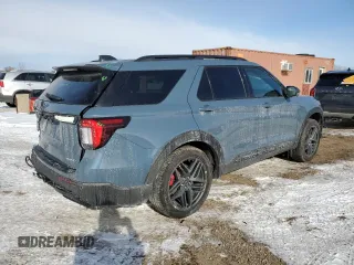 2025 Ford Explorer ST-Line with VIN 1FMUK8KH3SGA67520, listed as a Copart auction lot 45019675 with 3,857 mi miles and Salvage Title. Bid and sale history available at carsss.com. Image 3.