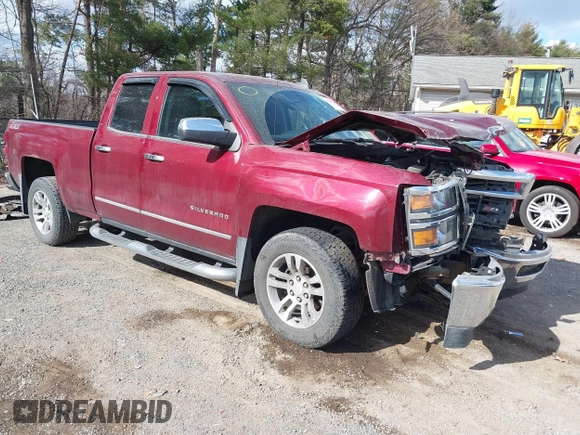 2015 Chevrolet Silverado 1500 LT with VIN 1GCVKREC5FZ155994, listed as a IAAI auction lot 41847261 with 1 mi miles. Bid and sale history available at carsss.com. Image 1.