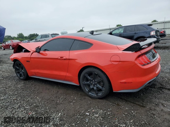 2020 Ford Mustang GT с VIN 1FA6P8CF0L5142575, выставлен на аукционе Copart как лот 61453795 с пробегом 67 536 миль миль и Списание • Salvage title. История ставок и продаж доступна на DreamBid. Изображение 2.