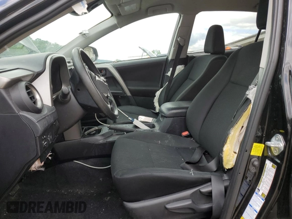2018 Toyota RAV4 LE z VIN 2T3BFREV1JW739200, wystawiony jako Copart lot #57658435 z przebiegiem 76 956 mil mil oraz Szkoda całkowita • Salvage title. Historia ofert i sprzedaży dostępna na DreamBid. Obrazek 7.