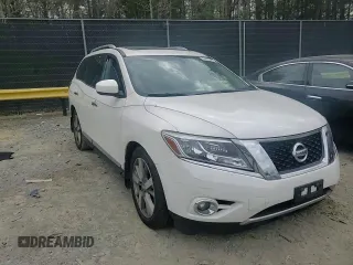 2016 Nissan Pathfinder Platinum with VIN 5N1AR2MM8GC623289, listed as a Copart auction lot 52255355 with 98,997 mi miles and Salvage title. Bid and sale history available at DreamBid. Image 12.