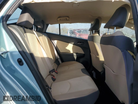 2018 Toyota Prius Two with VIN JTDKBRFU5J3060390, listed as a Copart auction lot 88894065 with 1 mi miles and Clean Title. Bid and sale history available at carsss.com. Image 10.