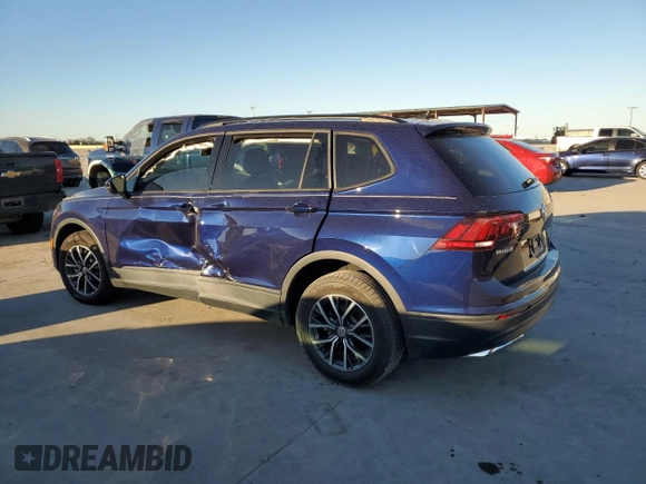 2021 Volkswagen Tiguan S with VIN 3VV1B7AX7MM109451, listed as a Copart auction lot 48072765 with Not Provided miles and Salvage Title. Bid and sale history available at DreamBid. Image 2.