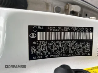 2019 Toyota Prius L Eco z VIN JTDKARFU7K3090074, wystawiony jako IAAI lot #42273216 z przebiegiem 78 192 mil mil oraz . Historia ofert i sprzedaży dostępna na DreamBid. Obrazek 1.