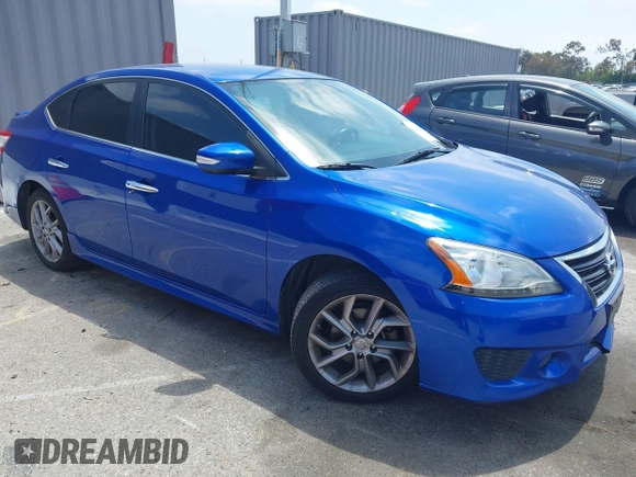 2015 Nissan Sentra SR with VIN 3N1AB7AP4FY293633, listed as a IAAI auction lot 42164683 with 161,257 mi miles and . Bid and sale history available at DreamBid. Image 1.