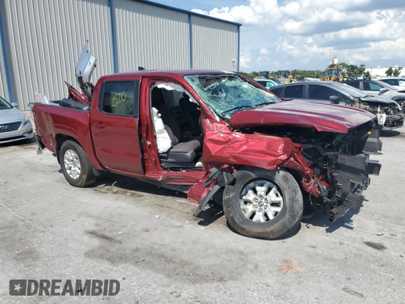 2023 Nissan Frontier SV with VIN 1N6ED1EJ7PN612739, listed as a Copart auction lot 58565265 with Not provided miles and Non repairable. Bid and sale history available at DreamBid. Image 4.