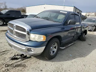 2002 Dodge 1500 with VIN 3D7HA18N92G167970, listed as a Copart auction lot 48255995 with 126,458 mi miles and Salvage Title. Bid and sale history available at DreamBid. Image 1.