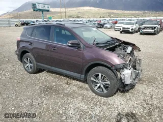 2018 Toyota RAV4 XLE with VIN 2T3RFREV3JW778241, listed as a Copart auction lot 51157395 with 74,317 mi miles and Salvage Title. Bid and sale history available at carsss.com. Image 4.