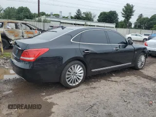 2016 Hyundai Equus Signature z VIN KMHGH4JH1GU103056, wystawiony jako Copart lot #65665644 z przebiegiem 86 398 mil mil oraz Szkody całkowita. Historia ofert i sprzedaży dostępna na DreamBid. Obrazek 3.