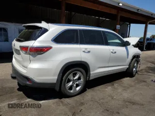 2016 Toyota Highlander Limited with VIN 5TDDKRFH3GS258727, listed as a Copart auction lot 61667005 with 121,789 mi miles and Salvage title. Bid and sale history available at DreamBid. Image 3.