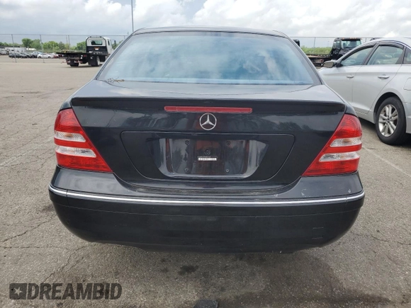 2007 Mercedes-Benz C 230 Sport with VIN WDBRF52HX7F909181, listed as a Copart auction lot 56762685 with 169,085 mi miles and Salvage title. Bid and sale history available at DreamBid. Image 6.