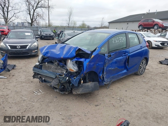 2015 Honda Fit EX-L with VIN 3HGGK5H87FM766816, listed as a IAAI auction lot 41907606 with 1 mi miles. Bid and sale history available at carsss.com. Image 18.