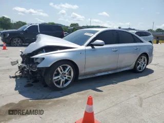 2016 Audi A6 Premium Plus with VIN WAUFGAFC1GN098818, listed as a Copart auction lot 59290565 with Not provided miles and Salvage title. Bid and sale history available at DreamBid. Image 1.