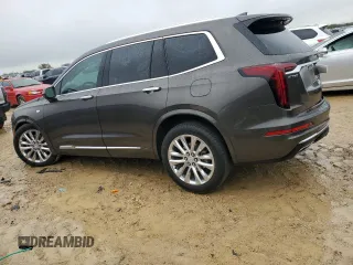 2020 Cadillac XT6 FWD Premium Luxury with VIN 1GYKPCRS5LZ225809, listed as a Copart auction lot 50485045 with 19,821 mi miles and Salvage title. Bid and sale history available at DreamBid. Image 2.