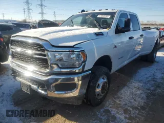 2022 Ram 3500 Tradesman with VIN 3C63RRGLXNG180234, listed as a Copart auction lot 87893705 with 0 mi miles and Salvage Title. Bid and sale history available at carsss.com. Image 1.