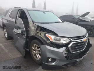 2018 Chevrolet Traverse LT Cloth with VIN 1GNERGKWXJJ214423, listed as a IAAI auction lot 41687852 with 96,127 mi miles. Bid and sale history available at carsss.com. Image 1.