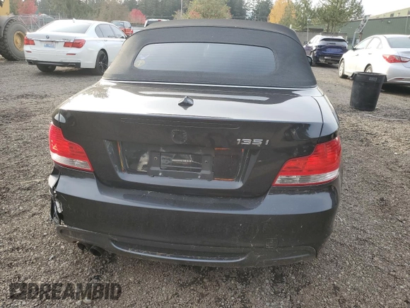 2010 BMW 1 Series 135i with VIN WBAUN9C58AVK41899, listed as a Copart auction lot 80092374 with 81,221 mi miles and Salvage title. Bid and sale history available at DreamBid. Image 6.