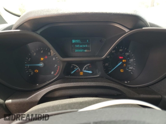 2018 Ford Transit Connect XL with VIN NM0GE9E73J1344215, listed as a Copart auction lot 57589955 with 80,089 mi miles and Salvage title. Bid and sale history available at DreamBid. Image 9.