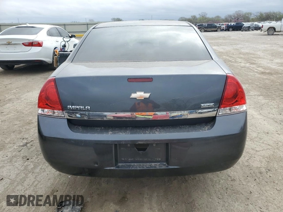 2011 Chevrolet Impala LS Fleet with VIN 2G1WF5EKXB1242021, listed as a Copart auction lot 50048785 with 125,768 mi miles and Salvage Title. Bid and sale history available at DreamBid. Image 6.
