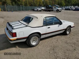 1989 Ford Mustang with VIN 1FABP44A5KF214843, listed as a Copart auction lot 74890984 with 65,601 mi miles and Clean title. Bid and sale history available at DreamBid. Image 3.