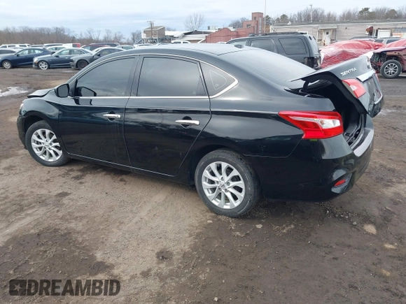 2019 Nissan Sentra SV with VIN 3N1AB7AP4KY445114, listed as a IAAI auction lot 41631664 with 57,095 mi miles and . Bid and sale history available at DreamBid. Image 3.