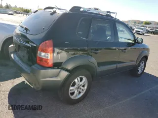 2007 Hyundai Tucson SE with VIN KM8JN12D87U634120, listed as a Copart auction lot 68284734 with 141,429 mi miles and Salvage Title. Bid and sale history available at carsss.com. Image 3.