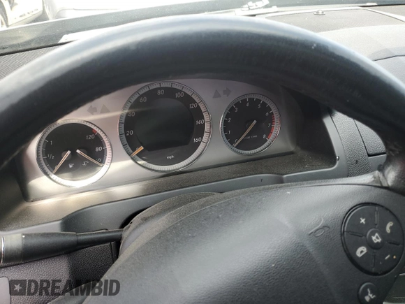 2008 Mercedes-Benz C 300 Sport with VIN WDDGF54X78F173353, listed as a Copart auction lot 59357975 with Not provided miles and Salvage title. Bid and sale history available at DreamBid. Image 9.