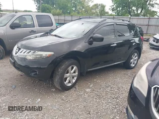 2009 Nissan Murano SL with VIN JN8AZ18W49W117314, listed as a IAAI auction lot 42263435 with 223,127 mi miles and . Bid and sale history available at DreamBid. Image 2.