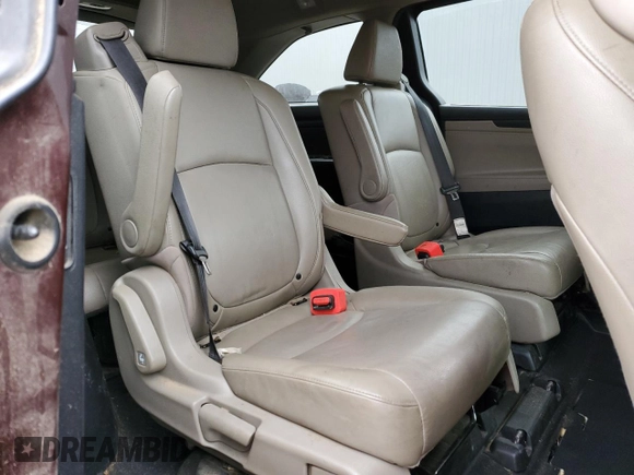2018 Honda Odyssey EX-L z VIN 5FNRL6H75JB097041, wystawiony jako Copart lot #50617535 z przebiegiem 169 040 mil mil oraz Szkoda całkowita • Salvage title. Historia ofert i sprzedaży dostępna na DreamBid. Obrazek 11.