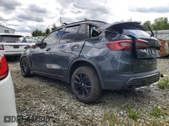 2021 BMW X5 xDrive40i с VIN 5UXCR6C06M9F58049, выставлен на аукционе Copart как лот 57863685 с пробегом Не указан миль и Списание • Salvage title. История ставок и продаж доступна на DreamBid. Изображение 2.