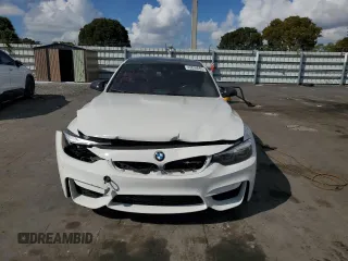 2018 BMW M3 z VIN WBS8M9C51J5G86228, wystawiony jako Copart lot #43836665 z przebiegiem Nie podano mil oraz Szkoda całkowita • Salvage title. Historia ofert i sprzedaży dostępna na DreamBid. Obrazek 5.