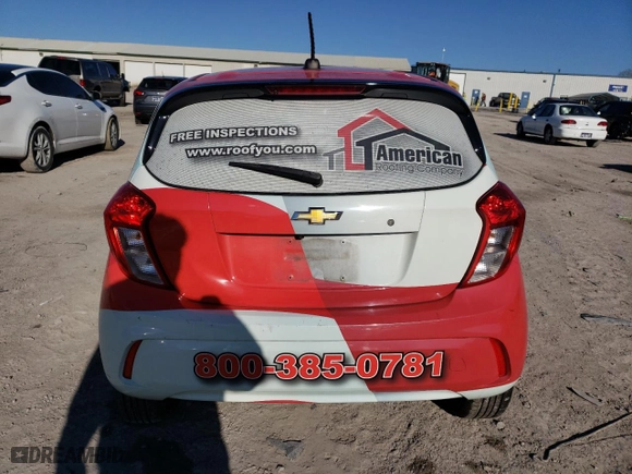 2021 Chevrolet Spark LS with VIN KL8CB6SA7MC705858, listed as a Copart auction lot 46369705 with 77,196 mi miles and Clean Title. Bid and sale history available at carsss.com. Image 6.