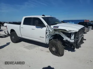 2022 Ram 2500 Big Horn with VIN 3C6UR5DL6NG142842, listed as a Copart auction lot 43265585 with 89,783 mi miles and Salvage Title. Bid and sale history available at carsss.com. Image 4.