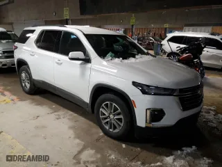 2022 Chevrolet Traverse LT Cloth with VIN 1GNERGKW4NJ168934, listed as a Copart auction lot 88882795 with 41,059 mi miles and Salvage Title. Bid and sale history available at carsss.com. Image 4.