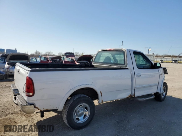 2000 Ford F-150 XL with VIN 1FTZF1825YKB19373, listed as a Copart auction lot 52078555 with 124,452 mi miles and Salvage title. Bid and sale history available at DreamBid. Image 3.