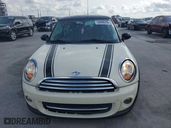 2012 MINI Hardtop with VIN WMWSU3C53CT542313, listed as a Copart auction lot 55098295 with 126,884 mi miles and Salvage Title. Bid and sale history available at DreamBid. Image 5.