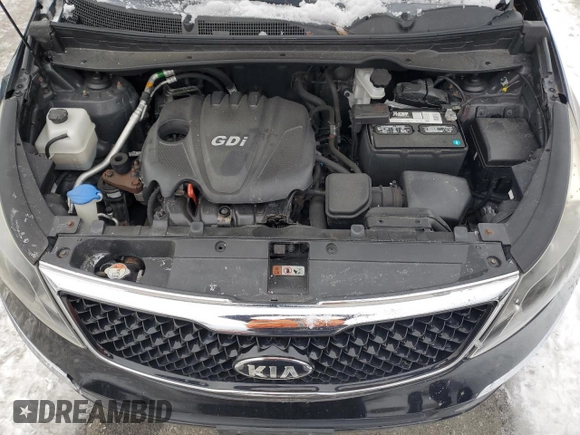 2016 Kia Sportage LX with VIN KNDPBCAC6G7802251, listed as a Copart auction lot 44006135 with 99,860 mi miles and Salvage Title. Bid and sale history available at carsss.com. Image 12.
