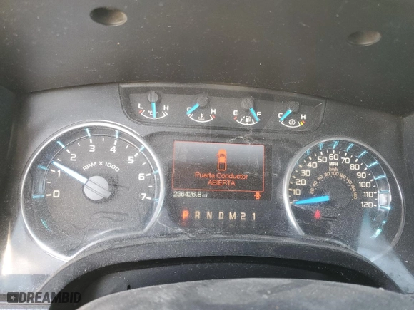 2013 Ford F-150 XL with VIN 1FTEW1CM7DFC50864, listed as a Copart auction lot 48153525 with 236,426 mi miles and Salvage Title. Bid and sale history available at carsss.com. Image 9.