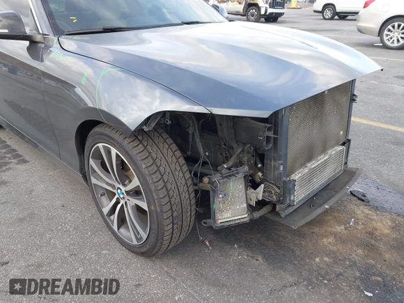2015 BMW 2 Series 228i with VIN WBA1F5C59FV257447, listed as a IAAI auction lot 41706206 with 119,086 mi miles. Bid and sale history available at carsss.com. Image 18.