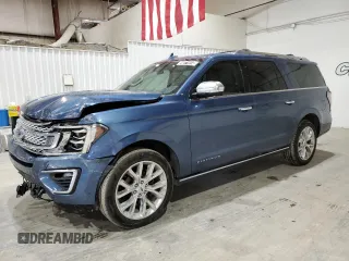 2019 Ford Expedition Max Platinum with VIN 1FMJK1LT6KEA89777, listed as a Copart auction lot 84071914 with 84,130 mi miles and Clean title. Bid and sale history available at DreamBid. Image 1.