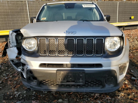 2021 Jeep Renegade Upland z VIN ZACNJDAB1MPN21350, wystawiony jako Copart lot #81056694 z przebiegiem 10 355 mil mil oraz Szkoda całkowita • Salvage title. Historia ofert i sprzedaży dostępna na DreamBid. Obrazek 5.