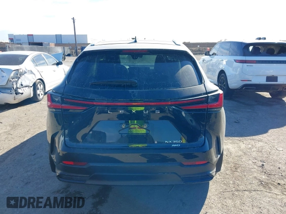 2024 Lexus NX 350 Luxury with VIN 2T2HGCEZ2RC042465, listed as a IAAI auction lot 41340973 with 12,918 mi miles and . Bid and sale history available at DreamBid. Image 16.
