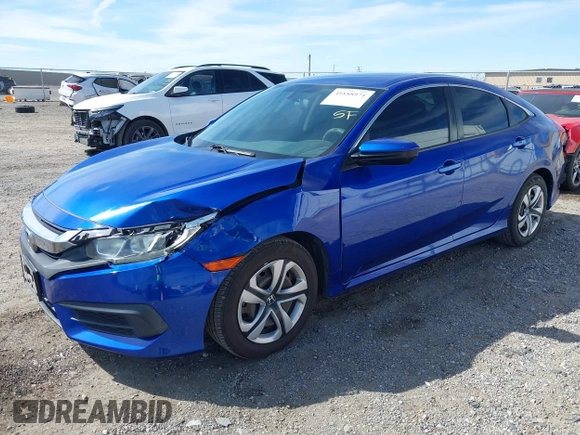 2016 Honda Civic Sedan LX with VIN 19XFC2F58GE248613, listed as a IAAI auction lot 41888971 with 171,929 mi miles. Bid and sale history available at carsss.com. Image 17.