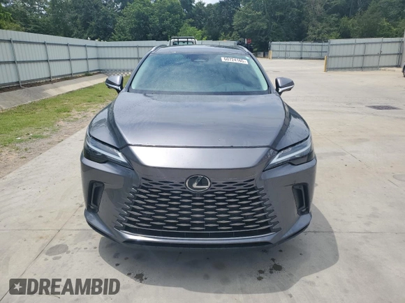 2023 Lexus RX 350 with VIN 2T2BAMBA8PC009995, listed as a Copart auction lot 60724165 with 25,227 mi miles and Salvage title. Bid and sale history available at DreamBid. Image 5.