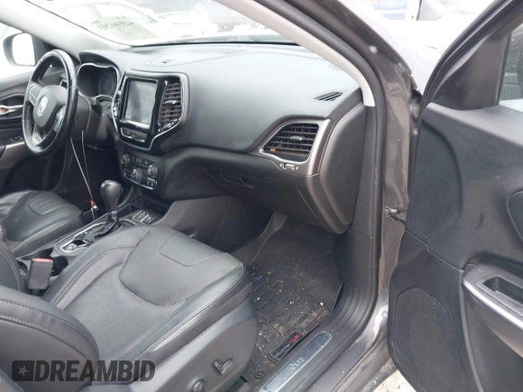 2019 Jeep Cherokee Limited with VIN 1C4PJLDB4KD479382, listed as a IAAI auction lot 42040293 with 104,533 mi miles and . Bid and sale history available at DreamBid. Image 5.