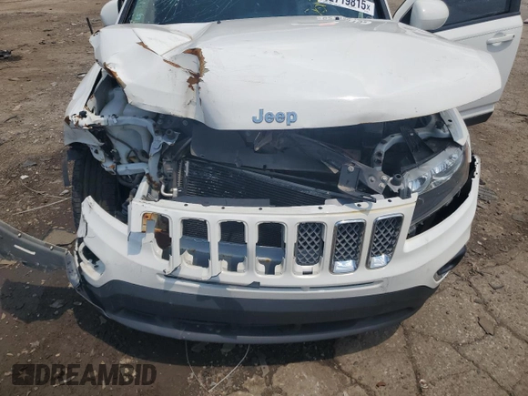 2017 Jeep Compass High Altitude with VIN 1C4NJDEB0HD193341, listed as a Copart auction lot 62719815 with 100,647 mi miles and Clean title. Bid and sale history available at DreamBid. Image 11.