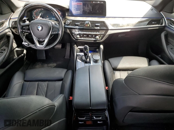 2022 BMW 5 Series 540i xDrive with VIN WBA73BJ06NWX59060, listed as a Copart auction lot 52142645 with 33,678 mi miles and Salvage title. Bid and sale history available at DreamBid. Image 8.