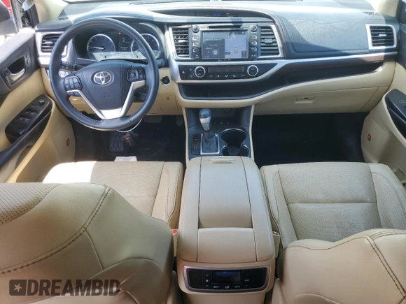 2016 Toyota Highlander Limited with VIN 5TDDKRFH2GS334499, listed as a Copart auction lot 56685955 with 100,605 mi miles and Salvage title. Bid and sale history available at DreamBid. Image 8.