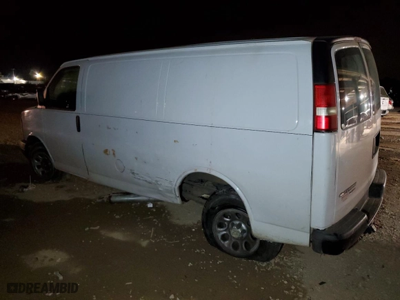2011 Chevrolet Express Cargo Van with VIN 1GCSGAFX5B1112952, listed as a Copart auction lot 79344424 with 253,206 mi miles and Salvage Title. Bid and sale history available at carsss.com. Image 2.